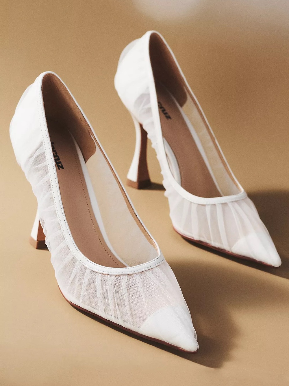 Lola Cruz Pleated Tulle Pumps BNWT size 9